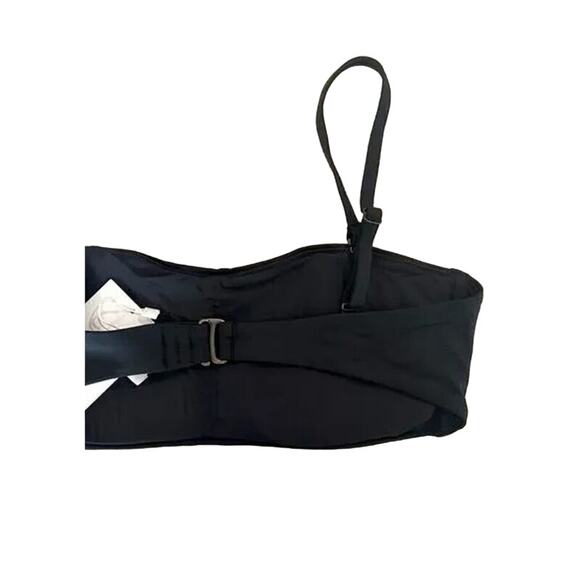 NWT Andie Swim The Bora Bora Convertable Bikini Top Adjustable Straps M Black - Picture 7 of 15